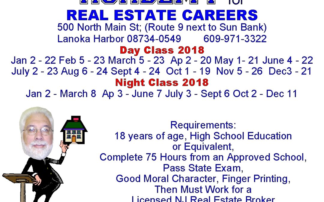 Salesperson license flyer